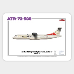 Avions de Transport Régional 72-500 - Etihad Regional (Darwin Airline) (Art Print) Sticker